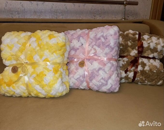 Плед детский плюшевый