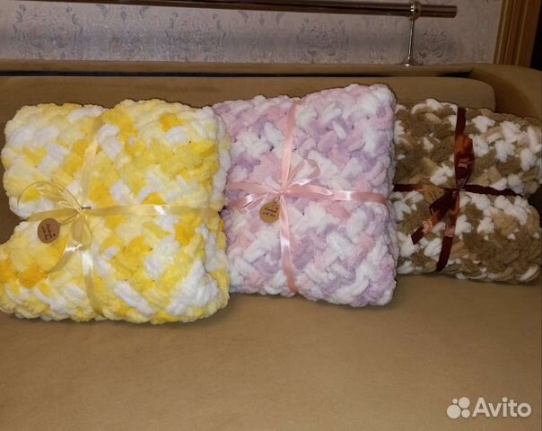 Плед детский плюшевый