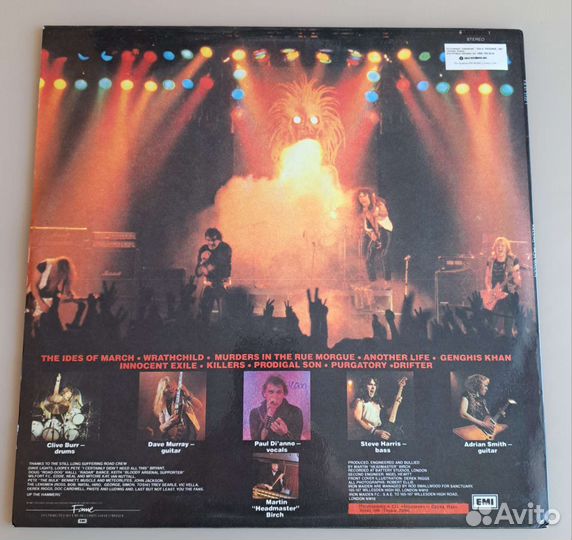Винил iron maiden - 