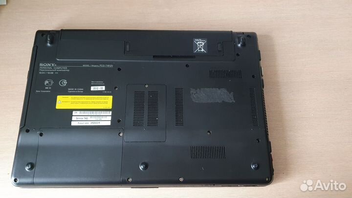 Ноутбук sony vaio 71812v