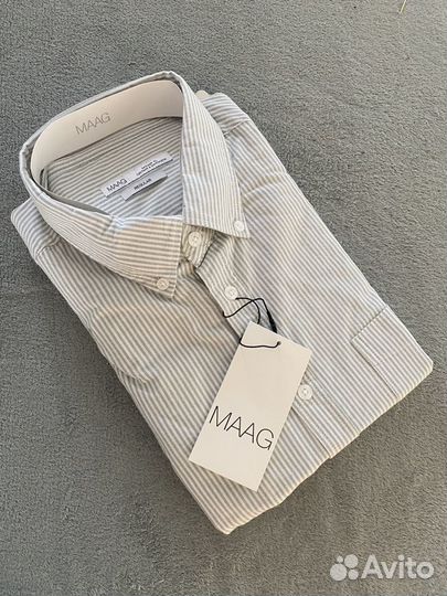 Рубашка Maag в полоску XL мужская новая