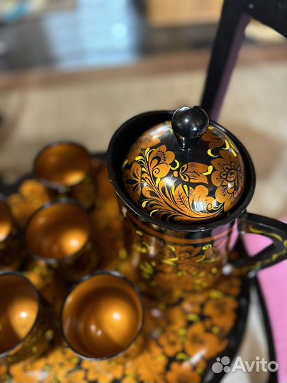 Набор хохлома кувшин