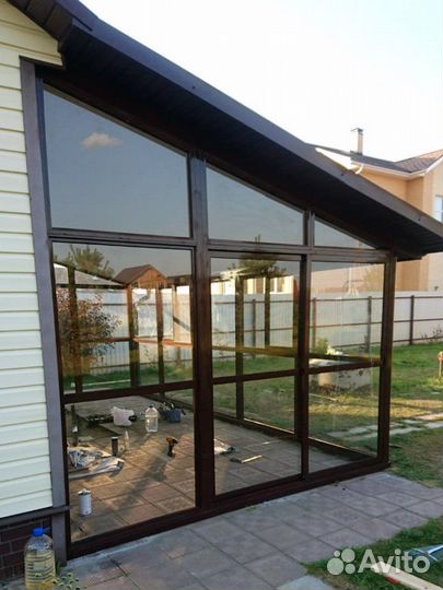 Алюминиевые окна на терассу