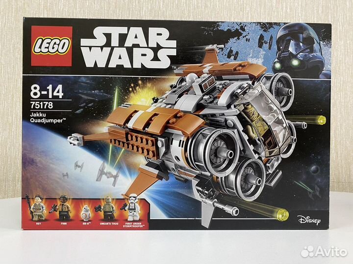 Lego star wars 75178 Квадджампер Джакку