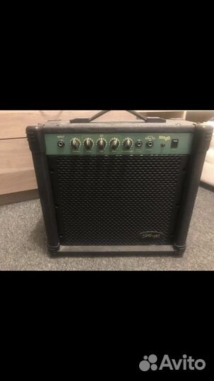 Бас-гитара stagg SBF-40 BLK 3/4 с комбиком