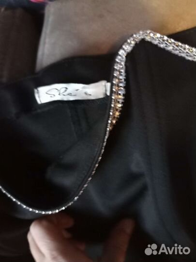 Вечернее платье 46 размера черное