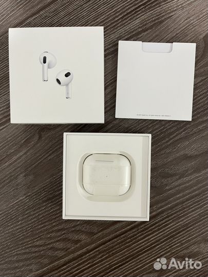 Наушники apple airpods 3 бу