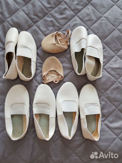 Гимнастический купальник, чешки