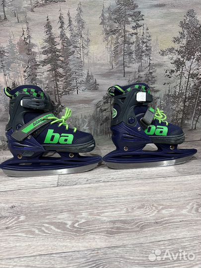 Коньки детские раздвижные 31 34