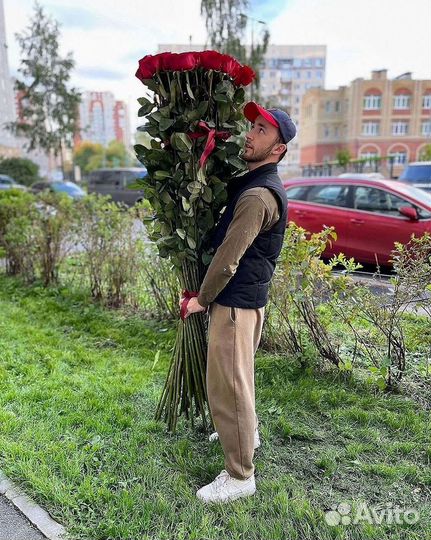 Высокие розы Гигантские розы Доставка цветов