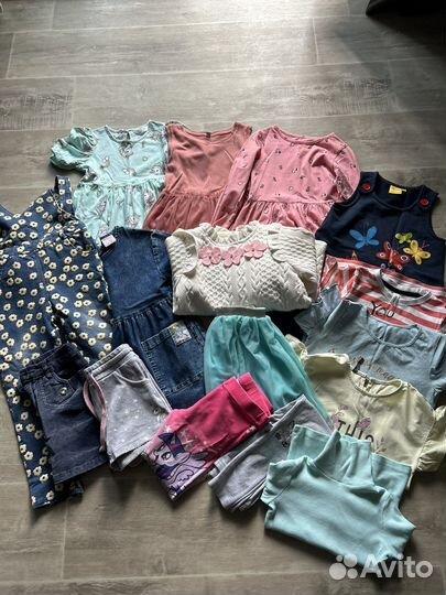 На девочку 110-116