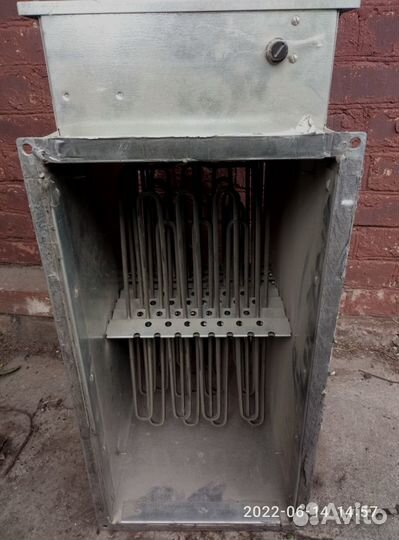 Нагреватель вентиляции прямоугольный