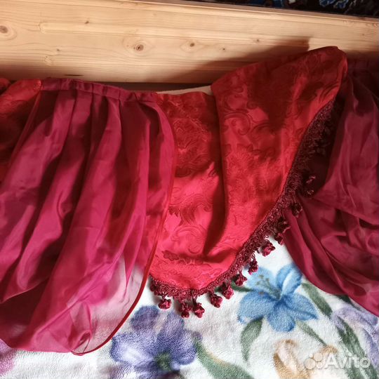 Шторы с лабрекеном +2 подхвата.Ш 4 м