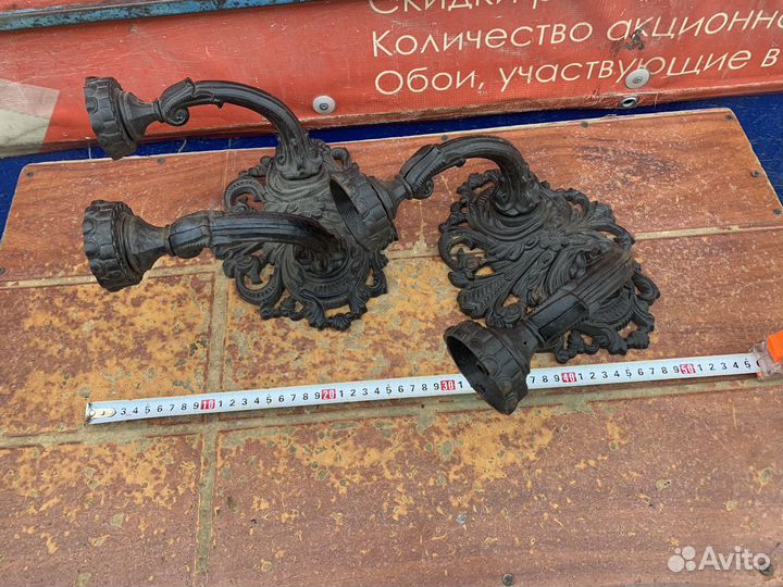 Подсвечник каслинское литьё 2 штуки