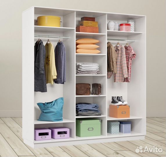 Лофт Классика 44 Шкаф-купе 2100.44 фасад 01.01.01