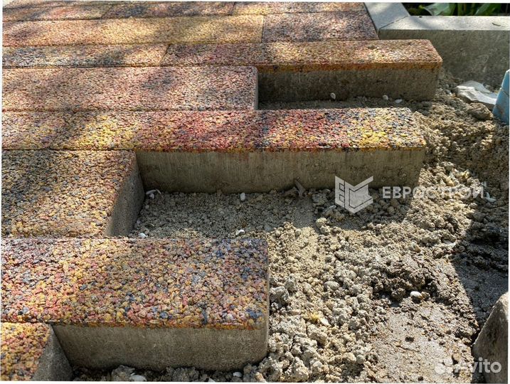 Тротуарная плитка, брусчатка, бордюры, газонная решетка