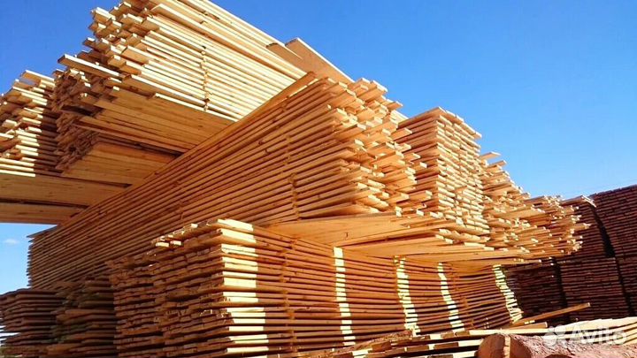 Доска обрезная, брус 100х100х6000