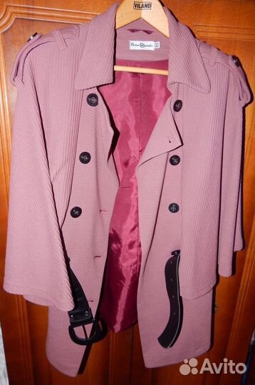 Кардиган 2-бортный с поясом,новый (возможен обмен)