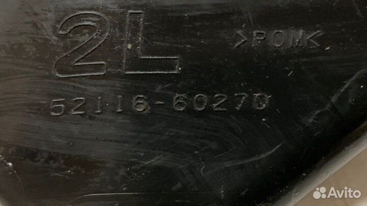 Кронштейн бампера лев. перед. Toyota Land Cruiser