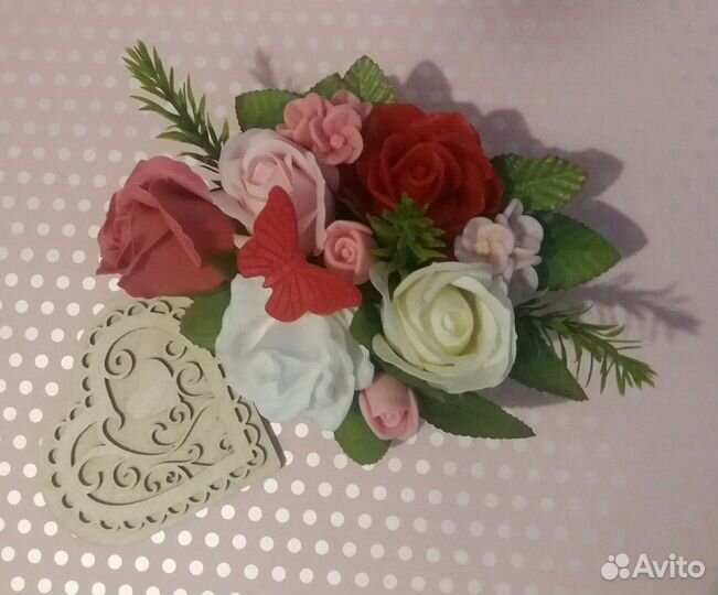 Мыло ручной работы, букеты, композиции