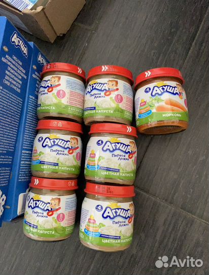 Детское питание коробками