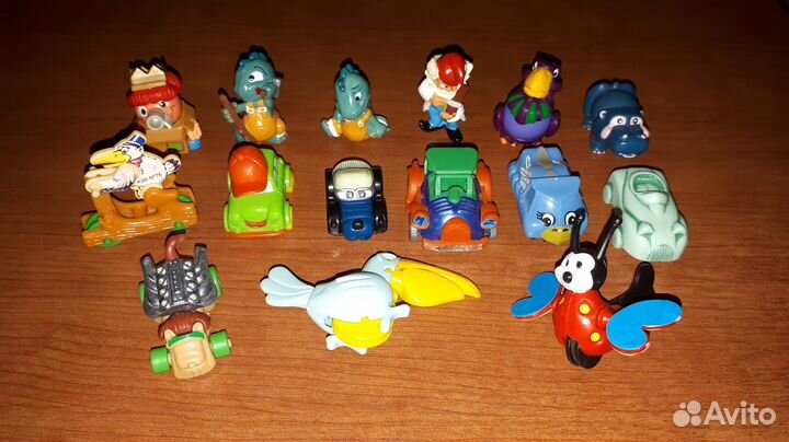 Игрушки из Киндер Сюрприза 90х