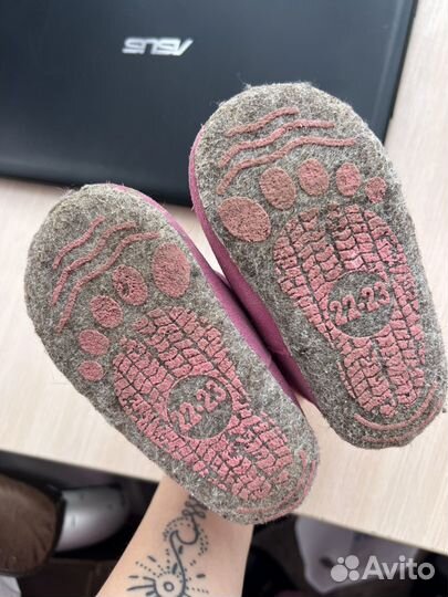 Теплые пинетки 