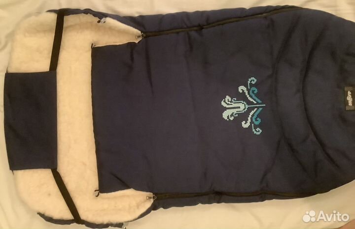 Зимний конверт в коляску womar zaffiro