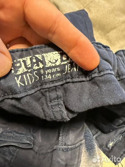 Штаны джинсы детские на рост 134