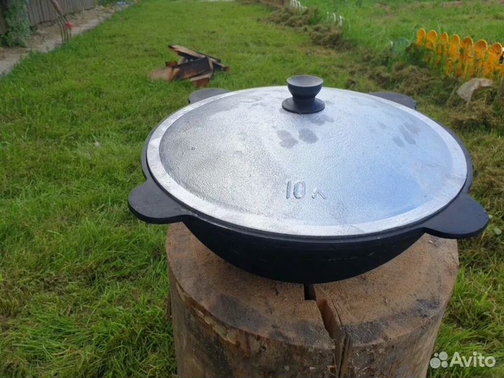 Казан чугунный узбекский