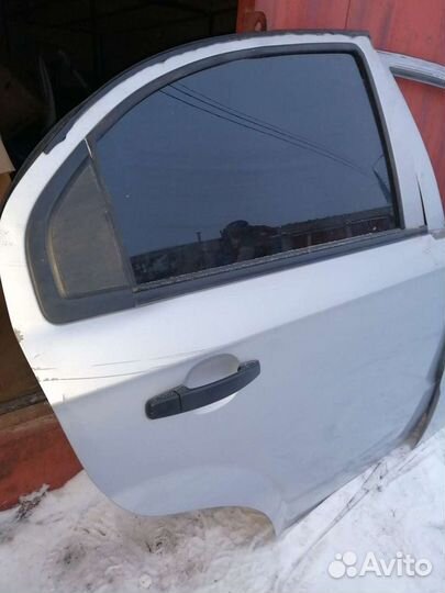 Шевроле Aveo t250 дверь задняя правая