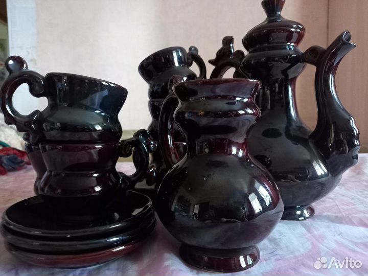 Кофейный набор керамический соватских времен