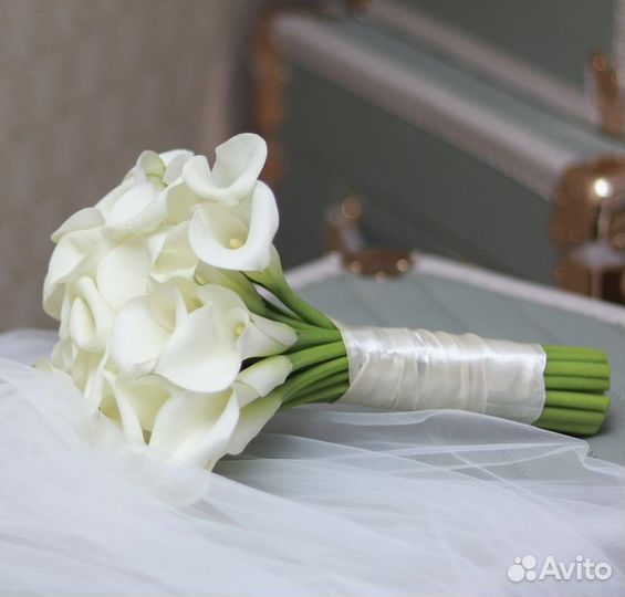 Свадебные букет каллы