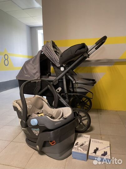 Коляска Uppababy vista 3 в 1 для погодок/одного