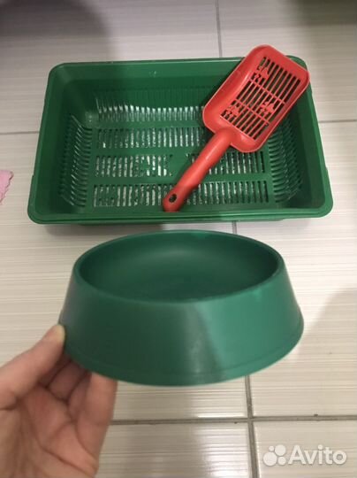 Лоток, миска, совок для кошек