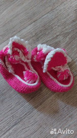 Колготки 80-86/Носки детские шерстяные/пинетки