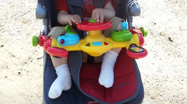 Музыкальный руль на коляску elc