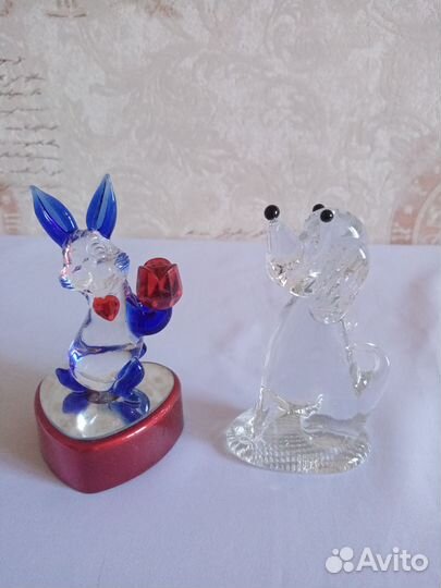 Фигурки из хрусталя