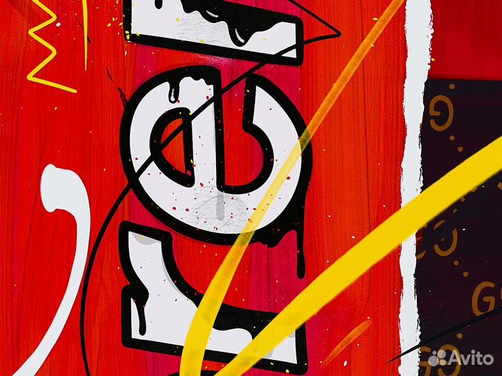 Картина поп арт кролик Багз