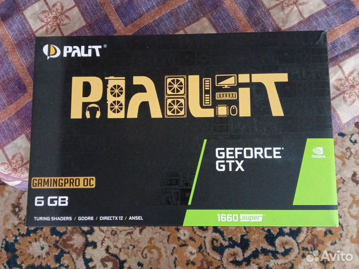 Видеокарта gtx 1660 super 6gb