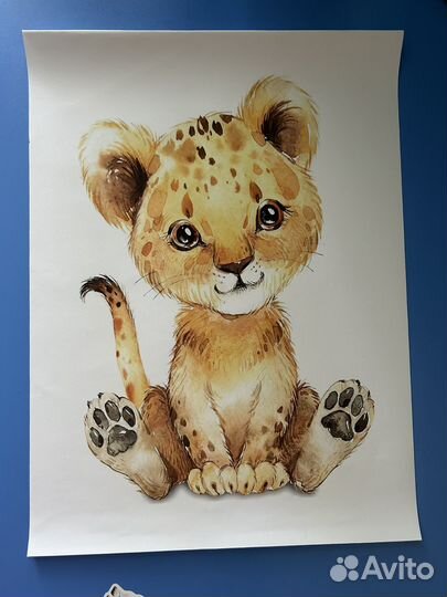 Картины и постеры в детскую на холсте