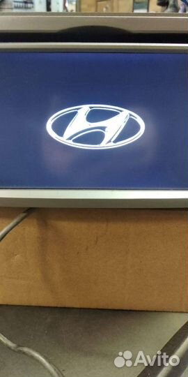 Авто магнитола на Хундай santa fe