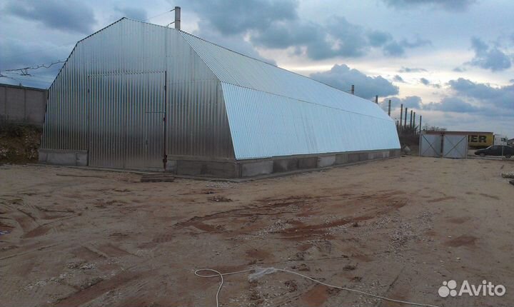 Строительство ангаров,модудьных магазинов