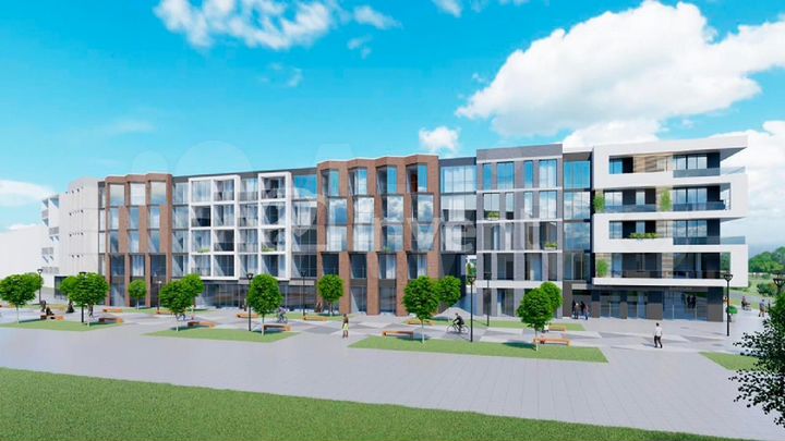 1-к. квартира, 51,9 м², 2/6 эт.