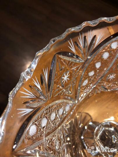 Хрусталь СССР ваза 33см