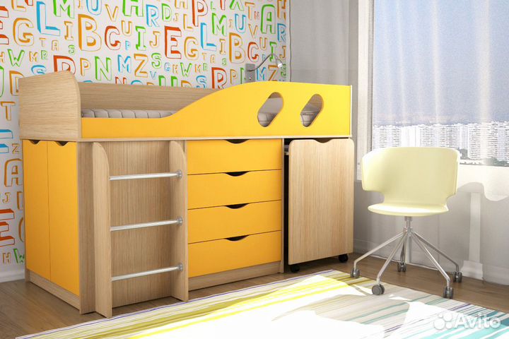 Детская кровать-чердак