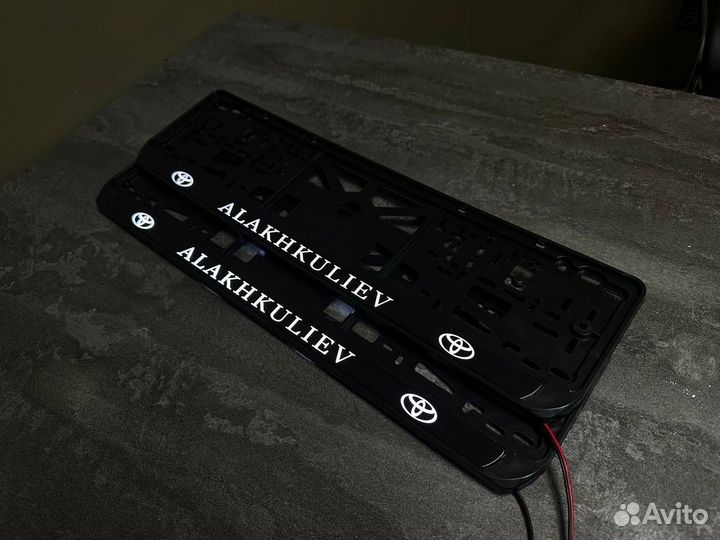 Номерная рамка с вашим логотипом