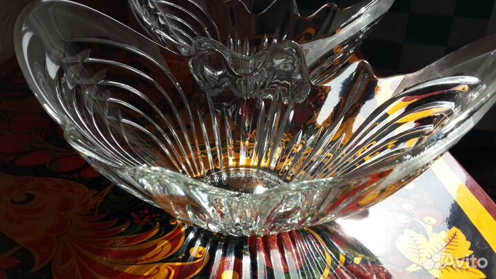 Ваза хрустальная для фруктов