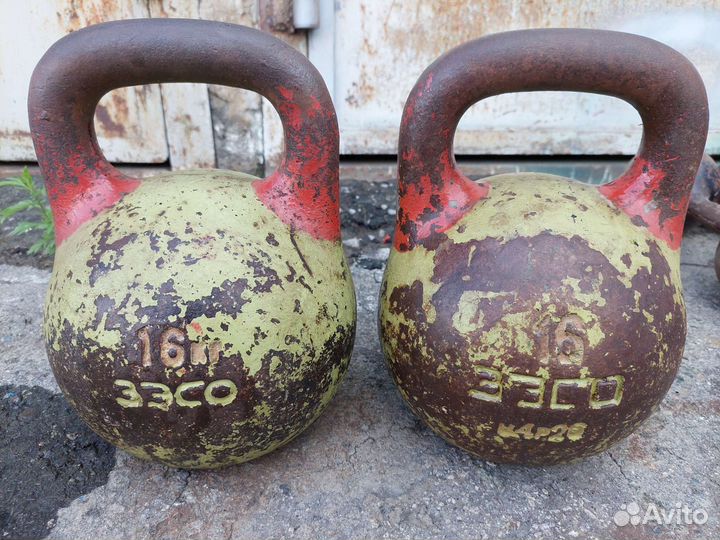 Гири 16кг,20кг,24кг,32кг СССР