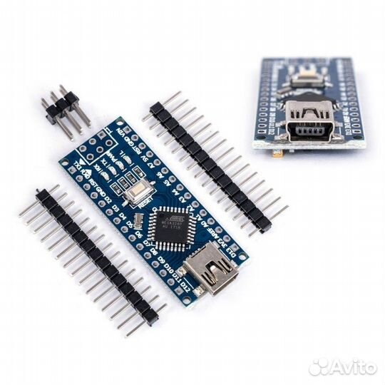 Arduino Nano V3 соединители не впаяны